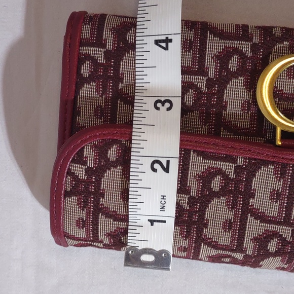 Designer Inspired Flap Front Wallet EUC - Picture 11 of 11